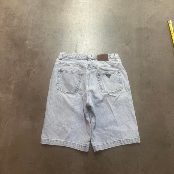 Vintage guess jeans light wash men's jorts baggy skater 90s‎ - Picture 1 of 7
